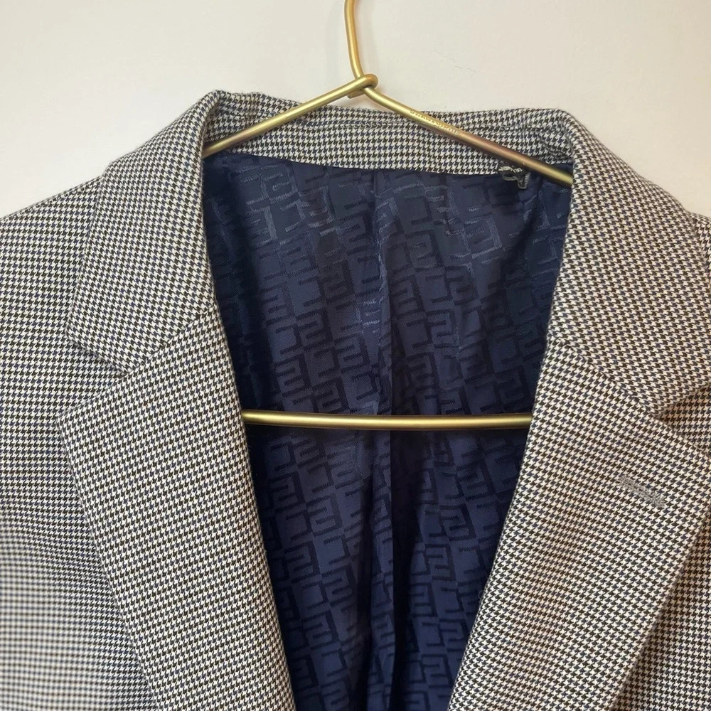Scotch & Soda Men’s Sport Jacket Houndstooth Blazer - Picture 3 of 6